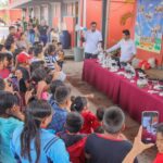 Envía Evelyn Salgado las “Brigadas de la Ciencia y la Tecnología” para brindar un espacio de esparcimiento a los niños damnificados por el huracán John