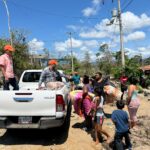 SEPLADER mantiene trabajos permanentes para tender zonas afectadas por el huracán John